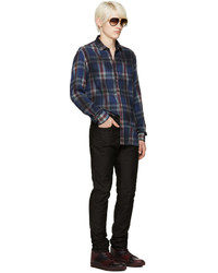 Мужские темно-красные кожаные кеды от Lanvin