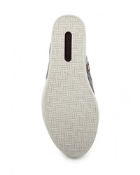 Темно-красные кожаные кроссовки на танкетке от DKNY Active