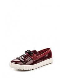 Женские темно-красные кожаные лоферы от Coco Perla