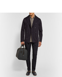 Мужские темно-красные кожаные лоферы от Gucci