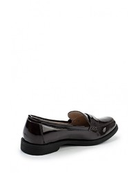 Женские темно-красные кожаные лоферы от Keddo