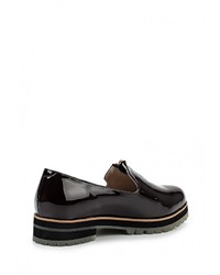 Женские темно-красные кожаные лоферы от Keddo