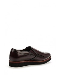 Женские темно-красные кожаные лоферы от Marc O'Polo