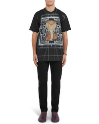 Мужские темно-красные кожаные низкие кеды от Givenchy