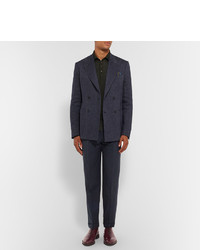 Темно-красные кожаные оксфорды от Dolce & Gabbana