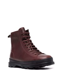 Мужские темно-красные кожаные повседневные ботинки от Camper
