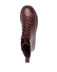 Мужские темно-красные кожаные повседневные ботинки от Camper