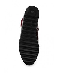 Темно-красные кожаные полусапоги от Just Couture