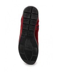 Темно-красные кожаные полусапоги от Tamaris