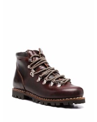 Мужские темно-красные кожаные рабочие ботинки от Paraboot