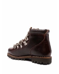 Мужские темно-красные кожаные рабочие ботинки от Paraboot