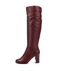 Темно-красные кожаные сапоги от Dali