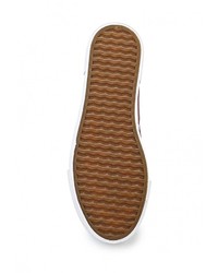 Женские темно-красные кожаные слипоны от Super Mode