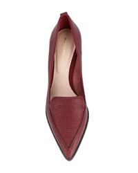 Темно-красные кожаные туфли от Nicholas Kirkwood
