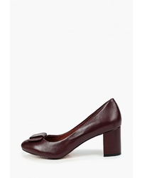 Темно-красные кожаные туфли от Julia Grossi