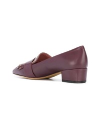 Темно-красные кожаные туфли от Bally