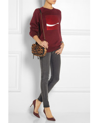 Темно-красные кожаные туфли от Gianvito Rossi