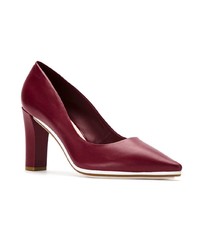 Темно-красные кожаные туфли от Mara Mac