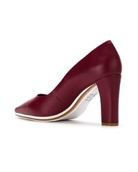 Темно-красные кожаные туфли от Mara Mac