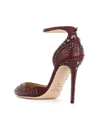 Темно-красные кожаные туфли от Jimmy Choo