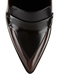 Темно-красные кожаные туфли от Nicholas Kirkwood