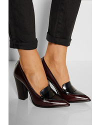 Темно-красные кожаные туфли от Nicholas Kirkwood