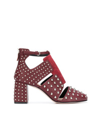 Темно-красные кожаные туфли от RED Valentino