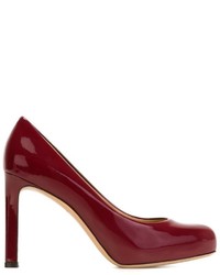 Темно-красные кожаные туфли от Salvatore Ferragamo