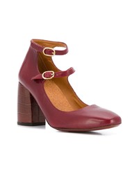 Темно-красные кожаные туфли от Chie Mihara