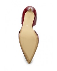 Темно-красные кожаные туфли от Versace 19.69