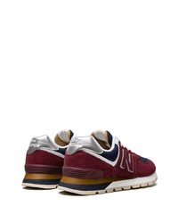 Мужские темно-красные кроссовки от New Balance