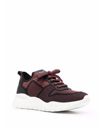 Мужские темно-красные кроссовки от Bally