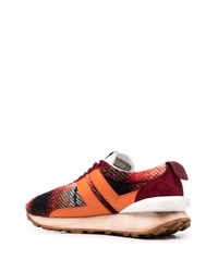 Мужские темно-красные кроссовки от Lanvin