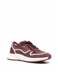 Мужские темно-красные кроссовки от Bally