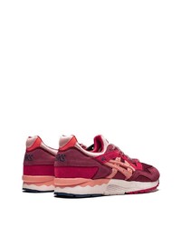 Мужские темно-красные кроссовки от Asics