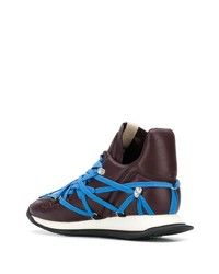 Мужские темно-красные кроссовки от Rick Owens