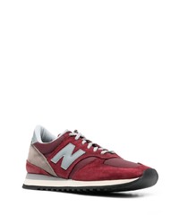 Мужские темно-красные кроссовки от New Balance