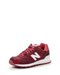 Женские темно-красные кроссовки от New Balance