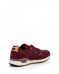 Женские темно-красные кроссовки от New Balance