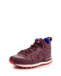 Женские темно-красные кроссовки от Nike