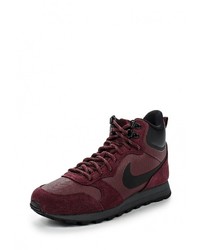 Женские темно-красные кроссовки от Nike