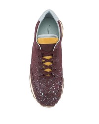 Мужские темно-красные кроссовки от Maison Margiela
