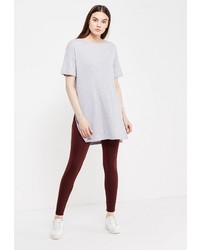 Темно-красные леггинсы от Modis