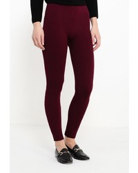 Темно-красные леггинсы от Piazza Italia