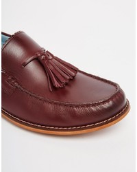 Мужские темно-красные лоферы от Grenson