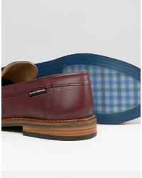 Мужские темно-красные лоферы от Ben Sherman