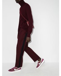 Мужские темно-красные низкие кеды из плотной ткани от Nike