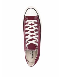 Мужские темно-красные низкие кеды от Converse