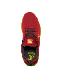 Мужские темно-красные низкие кеды от DC Shoes