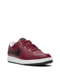 Мужские темно-красные низкие кеды от Nike